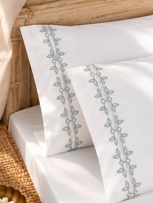 Luna Embroidered Sheet Set